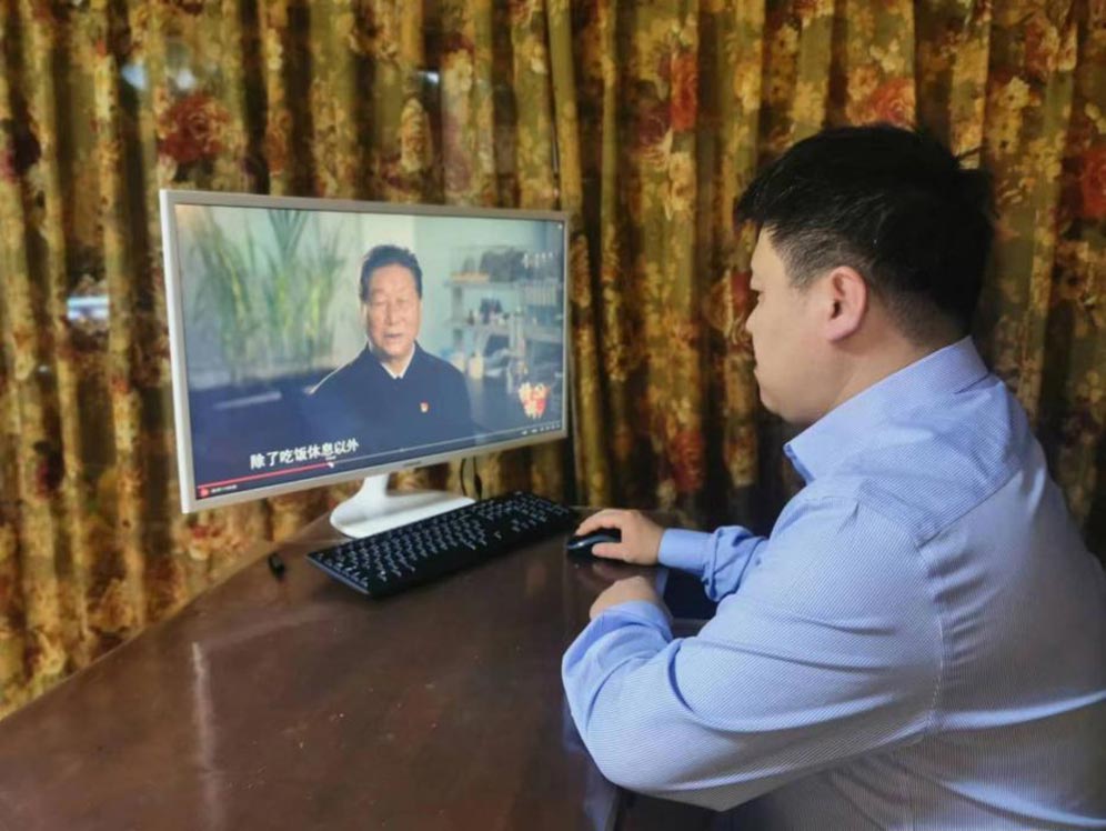 学习贯彻党的二十大精神——院党委组织全体党员观看《榜样7》